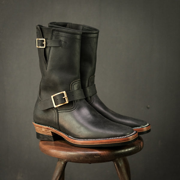 The Keeper 'Type 2' 10" - Black Waxed Horsebutt Maryam Tannery [ size 41.5 ]