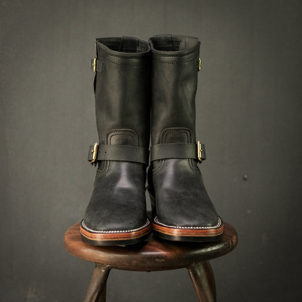 The Keeper 'Type 2' 10" - Black Waxed Horsebutt Maryam Tannery [ size 41.5 ]