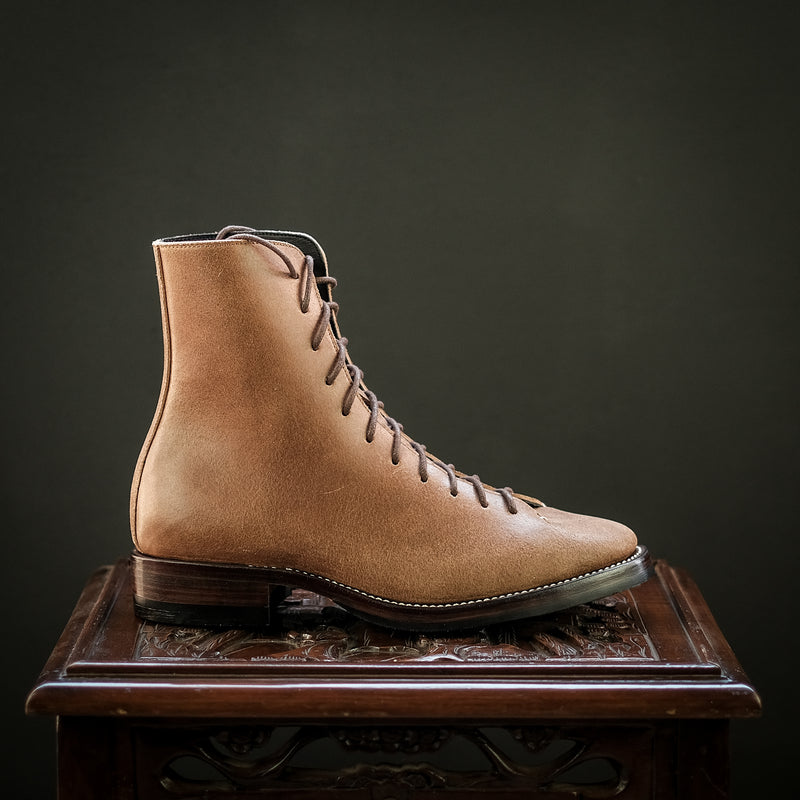 The Buck - Reverse Toscanello Waxed Horsebutt [ size 41.5 ]