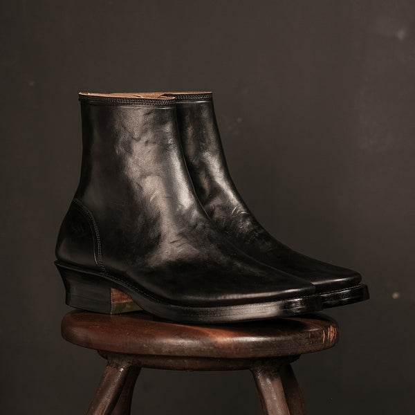 The STRIDE 'TYPE 2' - UNLINED WHOLECUT SIDE ZIP BOOTS