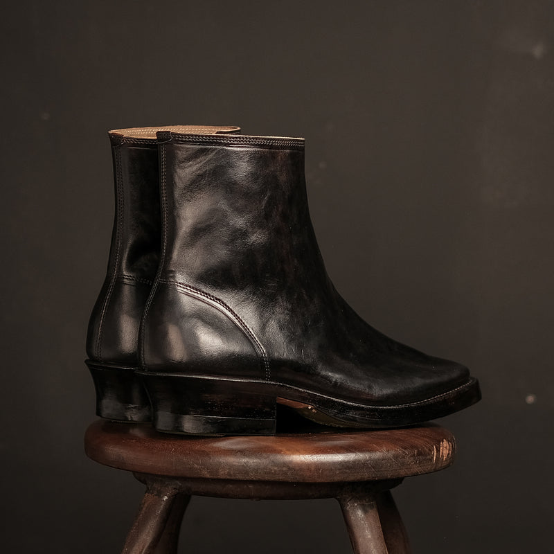 The STRIDE 'TYPE 2' - UNLINED WHOLECUT SIDE ZIP BOOTS