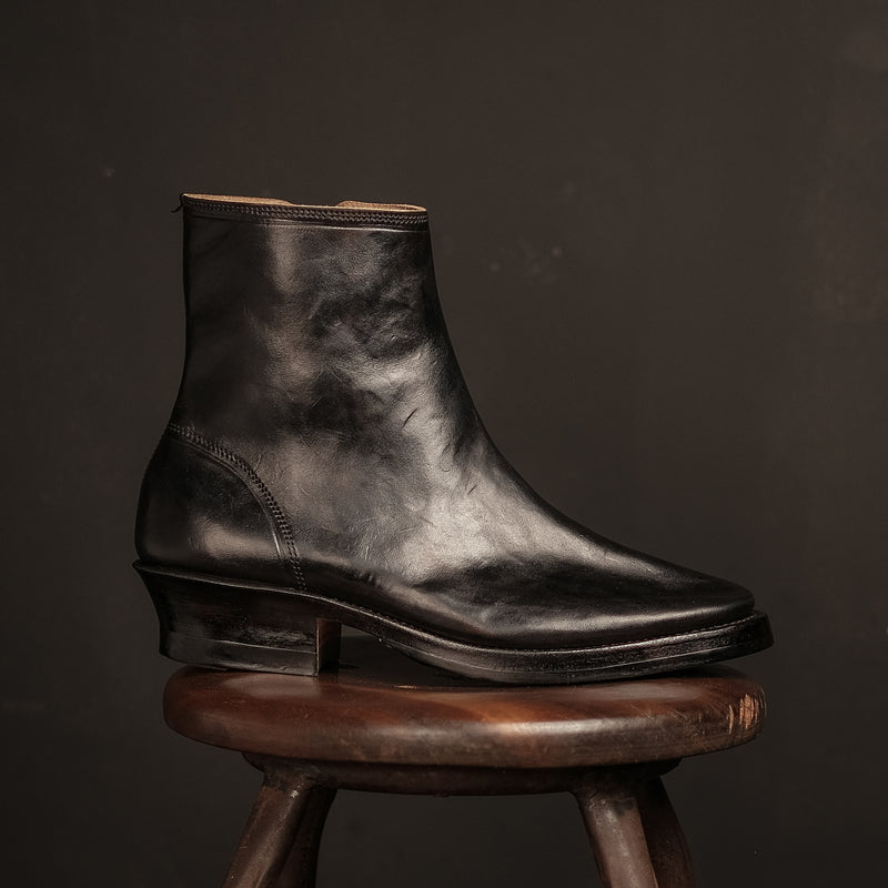 The STRIDE 'TYPE 2' - UNLINED WHOLECUT SIDE ZIP BOOTS